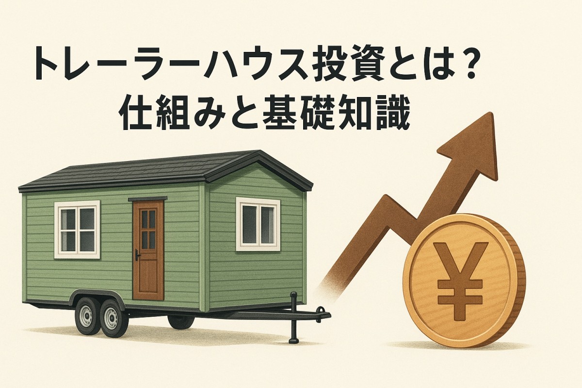 トレーラーハウス投資とは？仕組みと基礎知識