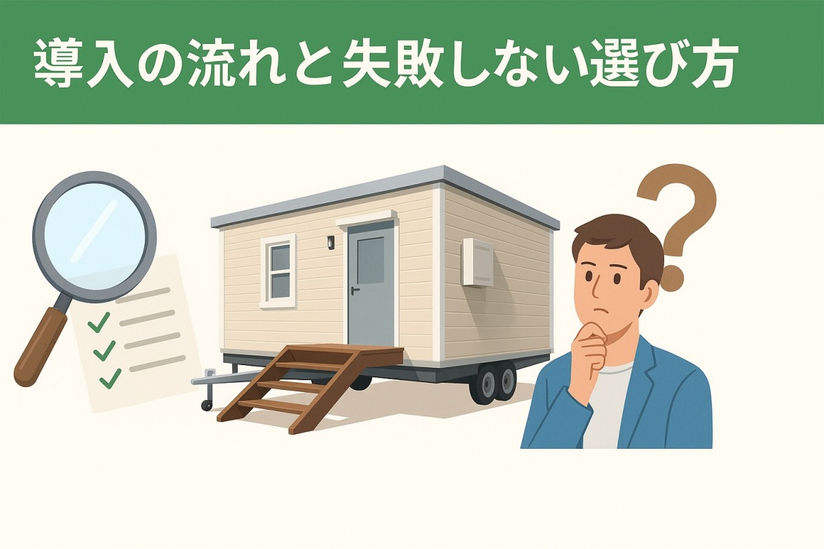 導入の流れと失敗しない選び方